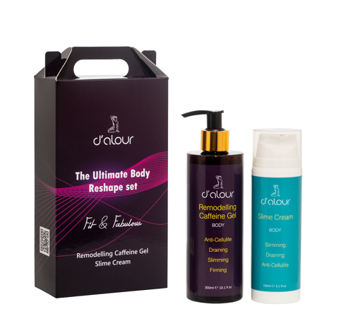 d'alour Body Fit & Fabulous Set (Remodelling gel 300ml & Slime Cream 150ml) Σετ Αναδόμησης Σώματος